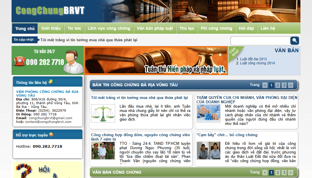 Công Chứng BRVT