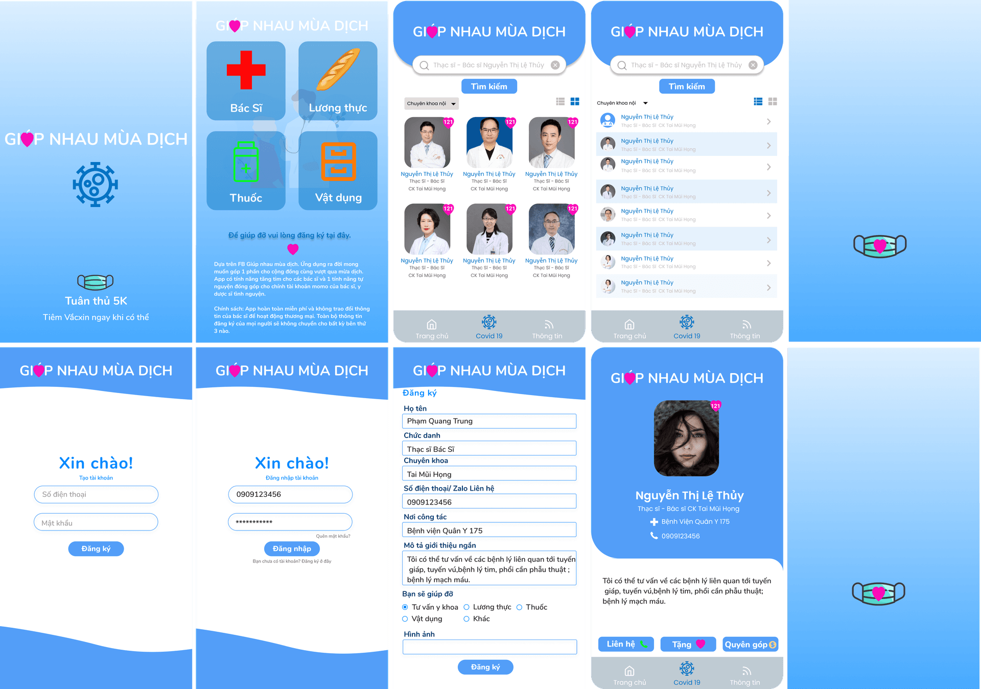 Supporting Social Mobile App