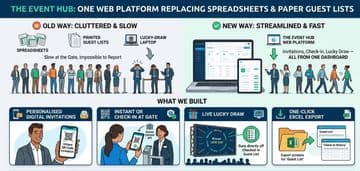 The Event Hub: From Concept to a Live, Paying-Customer Event Platform